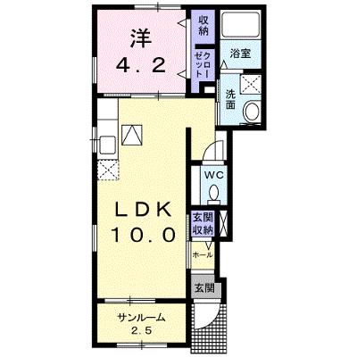 グランデ　アクア　ヴィラＡ 101【管理NO：1-019708401-01010】 ★家具家電は申し込み後に搬入します★の物件画像