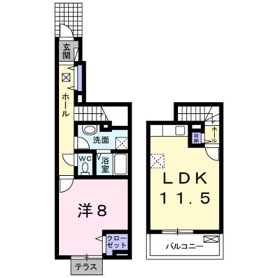 モデルノ　カーサ 104【管理NO：1-018259201-01040】 ★家具家電は申し込み後に搬入しますの物件画像