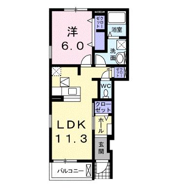 シンフォニーⅠ 101【管理NO：1-014403101-01010】 ★家具家電は申し込み後に搬入しますの物件画像