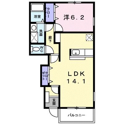ウエストキャッスルＣ 103【管理NO：1-014037203-01030】 ★家具家電は申し込み後に搬入しますの物件画像