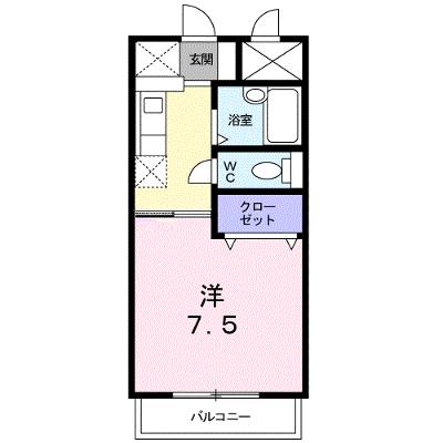 ＢＬＵＥ　ＳＫＹ　鴻川 208【管理NO：1-007951801-02070】 ★家具家電は申し込み後に搬入しますの物件画像