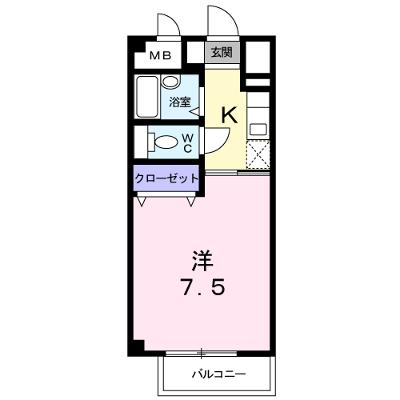 アクシスⅡ 206【管理NO：1-007572901-02050】 ★家具家電は申し込み後に搬入します★の物件画像