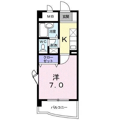 Ｃｉｔｙ　Ｌｉｆｅ　ＫＡＫＵ 215【管理NO：1-007420701-02120】 ★家具家電は申し込み後に搬入します 2026年07月中旬入居可能の物件画像