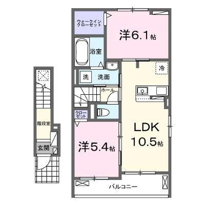 リデアル三川　Ａ 202【管理NO：1-027830401-02020】の物件画像