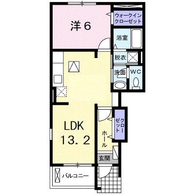 ａ　ｂｅｌｌｅ　ｋ　Ⅱ 101【管理NO：1-018384801-01010】 ★家具家電は申し込み後に搬入します 2026年07月下旬入居可能の物件画像