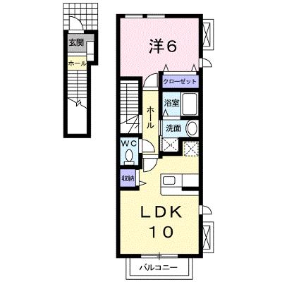 ブロッサムズ汐見 201【管理NO：1-016029401-02010】 ★家具家電は申し込み後に搬入します★の物件画像