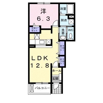 プランドールＡ 103【管理NO：1-014073101-01030】 ★家具家電は申し込み後に搬入します 2026年08月上旬入居可能の物件画像