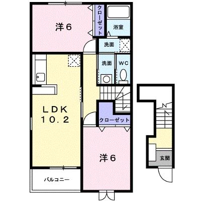 プロムナードⅠ 201【管理NO：1-013604901-02010】 ★家具家電は申し込み後に搬入します 2026年07月中旬入居可能の物件画像