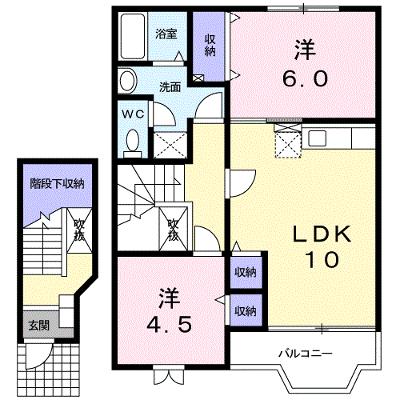 ラ・パルムドールⅠ 203【管理NO：1-011406801-02030】 ★家具家電は申し込み後に搬入します 2026年07月中旬入居可能の物件画像