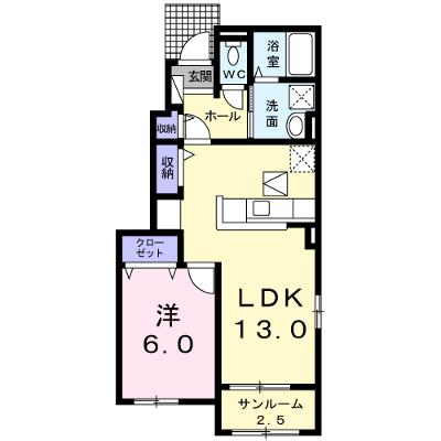 ベルマルシェＣ 101【管理NO：1-020903801-01010】 ★家具家電は申し込み後に搬入します 2026年07月中旬入居可能の物件画像