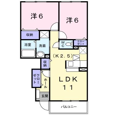 サンライズⅢ 102【管理NO：1-015451701-01020】 ★家具家電は申し込み後に搬入しますの物件画像