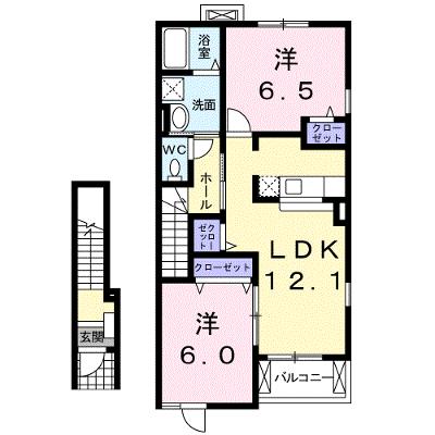 ミルト・フリーデⅡ 202【管理NO：1-015156802-02020】 ★家具家電は申し込み後に搬入しますの物件画像