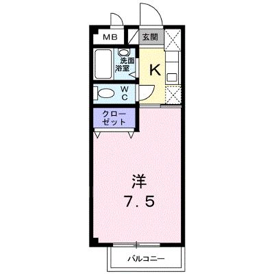 ヴェルジュ・マ・メゾン 102【管理NO：1-009551201-01020】 ★家具家電は申し込み後に搬入します★の物件画像