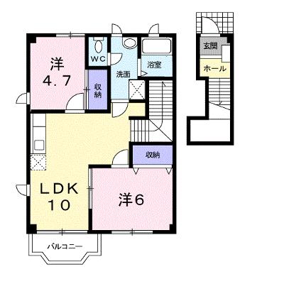 ポートハイツ２号館　Ａ棟 202【管理NO：1-009397801-02020】 ★家具家電は申し込み後に搬入します★の物件画像