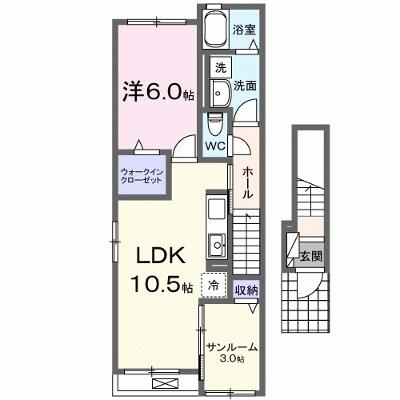 ジョイス・コーポＣ 201【管理NO：1-027498601-02010】 ★家具家電は申し込み後に搬入します 2026年08月中旬入居可能の物件画像