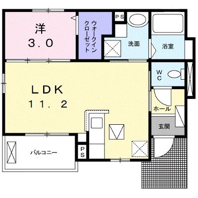 エステート龍田 101【管理NO：1-026901001-01010】 ★家具家電は申し込み後に搬入します★の物件画像