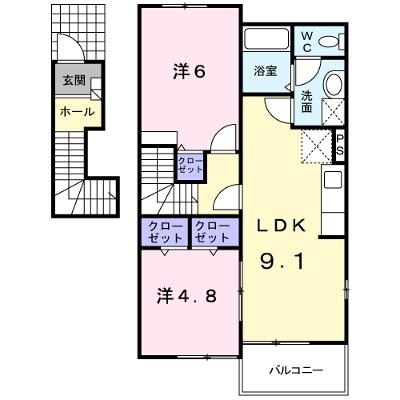 シャルマンⅠ 201【管理NO：1-014566001-02010】 ★家具家電は申し込み後に搬入しますの物件画像