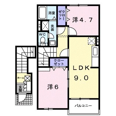 シェール・ドゥー 202【管理NO：1-014253802-02020】 ★家具家電は申し込み後に搬入しますの物件画像