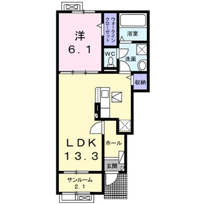 Ｍ＆Ｈ　Ⅱ 102【管理NO：1-027004902-01020】 ★家具家電は申し込み後に搬入しますの物件画像