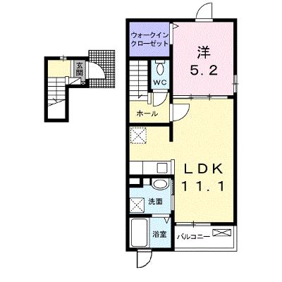 Ｗ・フォレスト 201【管理NO：1-025058101-02010】 ★家具家電は申し込み後に搬入します 2026年08月中旬入居可能の物件画像