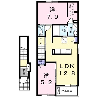 Ｐｉａｇｅｔ玉名 205【管理NO：1-022114201-02040】 ★家具家電は申し込み後に搬入しますの物件画像