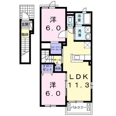 プラシード　Ⅰ 201【管理NO：1-021695401-02010】 ★家具家電は申し込み後に搬入します★の物件画像