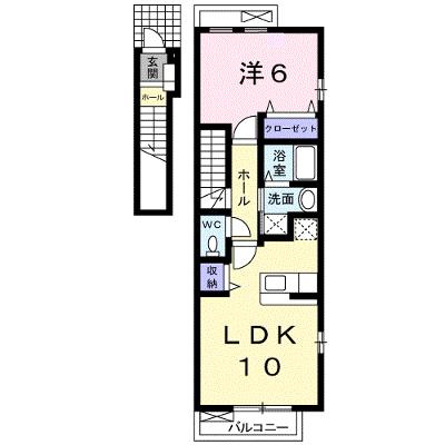サザンクロス 201【管理NO：1-016205501-02010】 ★家具家電は申し込み後に搬入します★の物件画像