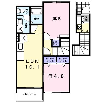 グリーンハイツＩＫＥＤＡ・Ｂ 203【管理NO：1-014286302-02030】 ★家具家電は申し込み後に搬入します★の物件画像