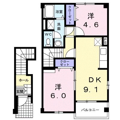 エレガントＭ 202【管理NO：1-013909901-02020】 ★家具家電は申し込み後に搬入します★の物件画像