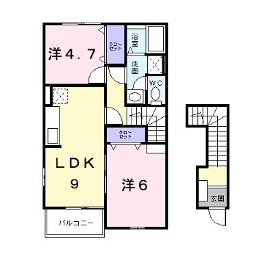 スカイハイツＣ 201【管理NO：1-013573602-02010】 ★家具家電は申し込み後に搬入します★ ★2026年09月中旬入居可能★の物件画像