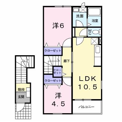 ラ・プラージュ　ピュア 202【管理NO：1-011427403-02020】 ★家具家電は申し込み後に搬入します★の物件画像