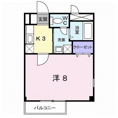 アウロ－ラ０２Ｊ 101【管理NO：1-010986101-01010】 ★家具家電は申し込み後に搬入します★の物件画像