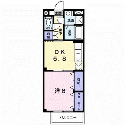 ＡｌｆＡ２０００　Ａ 202【管理NO：1-010046001-02020】 ★家具家電は申し込み後に搬入します★の物件画像