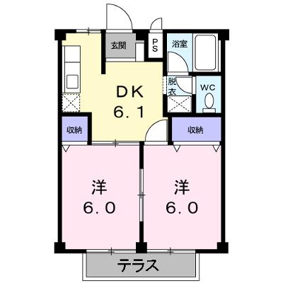 中西ハイツ 103【管理NO：1-001566801-01030】 ★家具家電は申し込み後に搬入します★の物件画像