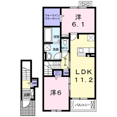 アルカンシエル 203【管理NO：1-024997201-02030】 ★家具家電は申し込み後に搬入します★の物件画像