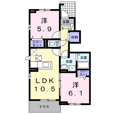 ローカルスタイルⅡ 101【管理NO：1-023457901-01010】 ★家具家電は申し込み後に搬入しますの物件画像