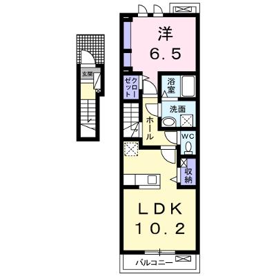 オークスレジデンスⅢ 202【管理NO：1-021523402-02020】 ★家具家電は申し込み後に搬入しますの物件画像