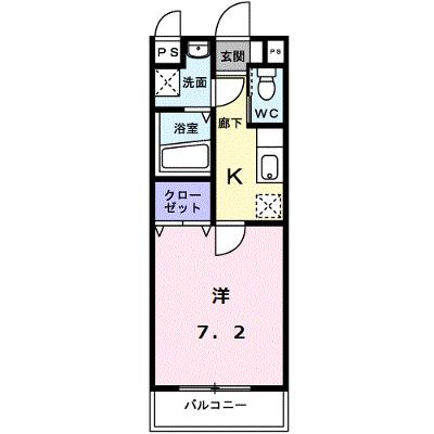カルフールＢ．Ｃ白山 302【管理NO：1-014056301-03020】 ★家具家電は申し込み後に搬入します★ ★2026年09月中旬入居可能★の物件画像