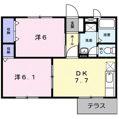 アーバンウエストⅢ 102【管理NO：1-011758501-01020】 ★家具家電は申し込み後に搬入しますの物件画像