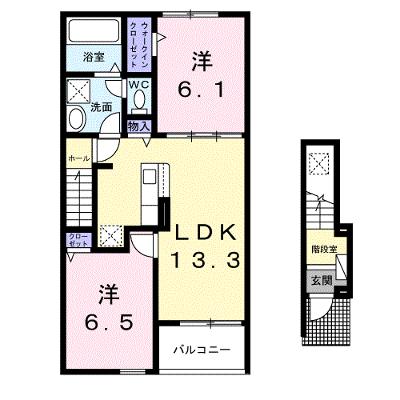 カルムメゾン 206【管理NO：1-028458501-02050】 ★家具家電は申し込み後に搬入します 2026年08月下旬入居可能の物件画像