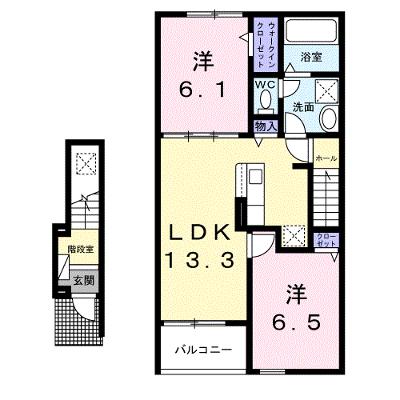カルムメゾン 202【管理NO：1-028458501-02020】 ★家具家電は申し込み後に搬入します 2026年08月下旬入居可能の物件画像