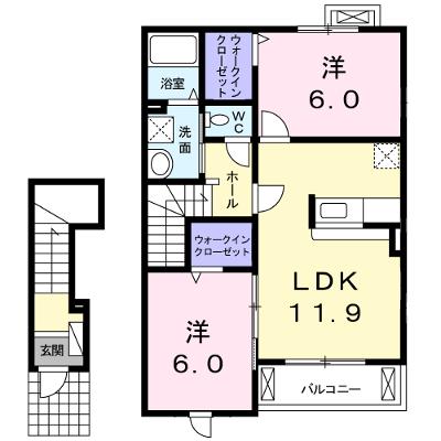 フィオーレＳＫ　Ⅱ 202【管理NO：1-023560801-02020】 ★家具家電は申し込み後に搬入します★の物件画像