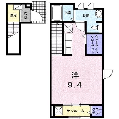 グリーンフローラ　南 201【管理NO：1-021895702-02010】 ★家具家電は申し込み後に搬入しますの物件画像