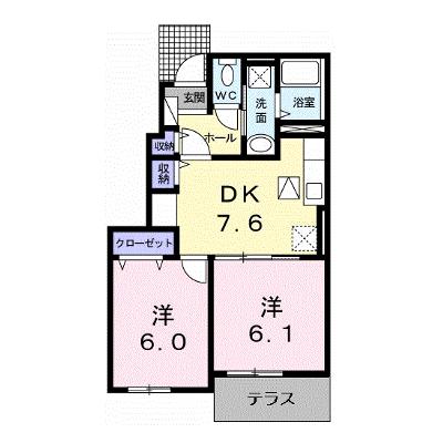 グランソレイユＢ 102【管理NO：1-018318402-01020】 ★家具家電は申し込み後に搬入しますの物件画像