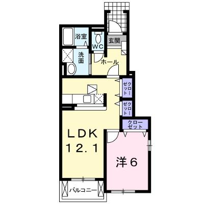 クランベリーコート 101【管理NO：1-013201001-01010】 ★家具家電は申し込み後に搬入します★の物件画像