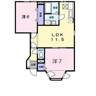 エクセルハイムⅡ 102【管理NO：1-007547701-01020】 ★家具家電は申し込み後に搬入します★の物件画像