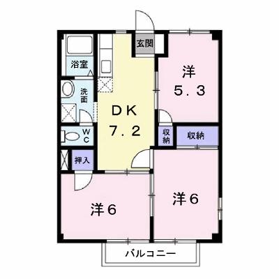 グリーンハイツＫ 201【管理NO：1-003394301-02010】 ★家具家電は申し込み後に搬入しますの物件画像