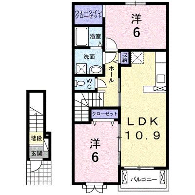 デリス　シャルマン 205【管理NO：1-020564301-02040】 ★家具家電は申し込み後に搬入しますの物件画像