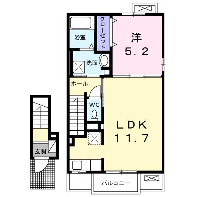 ラ・マジョーレⅡ 203【管理NO：1-021640702-02030】 ★家具家電は申し込み後に搬入します 2026年07月下旬入居可能の物件画像