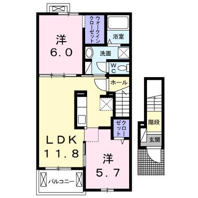 トレジャー 202【管理NO：1-021099001-02020】 ★家具家電は申し込み後に搬入します★の物件画像